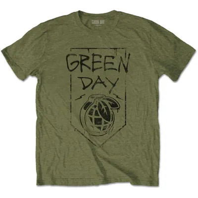 Immagine prodotto di Green Day - Maglietta media unisex Organic Grenade - verde