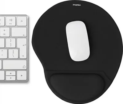 Immagine prodotto di imoshion Tappetino mouse ergonomico - Tappetino mouse con poggiapolsi - 30 x 25 cm - Nero