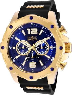Produktbild von Invicta I-Force 19659 Herrenuhr - Quarzwerk - Edelstahl mit blauem Zifferblatt - 50 mm