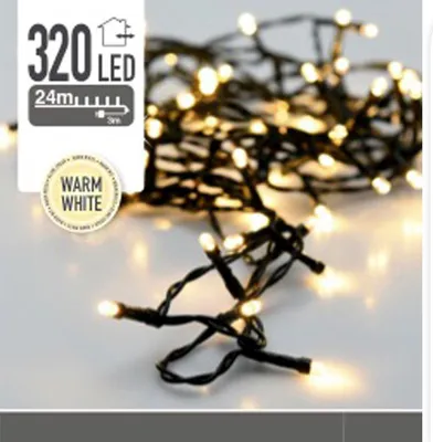 Produktbild von Weihnachtsbaumbeleuchtung 320 led warmweiß
