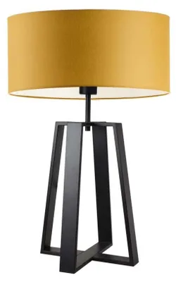 Zdjęcie produktu dla Lampka nocna na biurko lampa biurkowa LED z abażurem walec 40cm WENIS