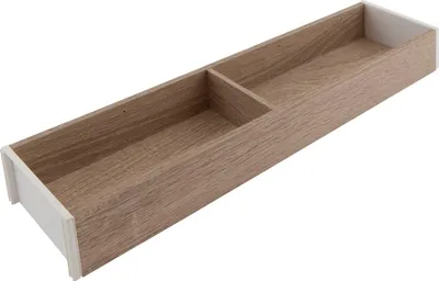 Produktbild von Blum Ambia-Line Schubkastenrahmen schmal - 472x100x50mm, Bardolino Eiche Stahl