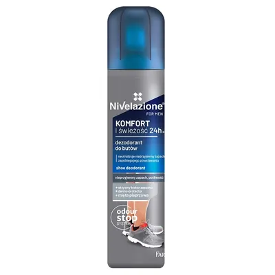 Zdjęcie produktu dla Farmona Nivelazione For Men Dezodorant do butów dla mężczyzn, 180ml