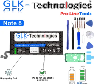 Produktbild von GLK-Technologies für Original Samsung Galaxy Note 8 AKKU N950F EB-BN950ABE Battery