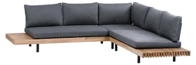 Produktbild von Ecklounge-Set Lissabon | Akazie Teak-Look & Anthrazit