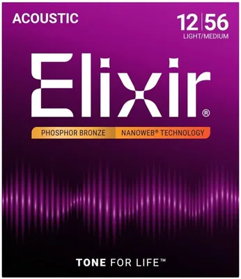 Obrázok produktu pre Elixir Strings 16077, Gitara, akustický, 6 kusov