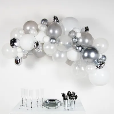 Produktbild von Amscan 9909313, Spielzeugballon, Silber, 1 Stück(e)