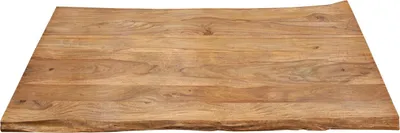 Produktbild von Tisch 160x90 Sheesham Sandgestrahlt X-Fuß Schwarz