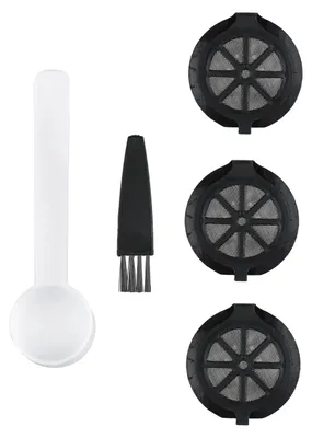 Imagen del producto de Cafetière: Juego de 3 cápsulas de café reutilizables para máquinas Nespresso (NO compatibles con Vertuo)