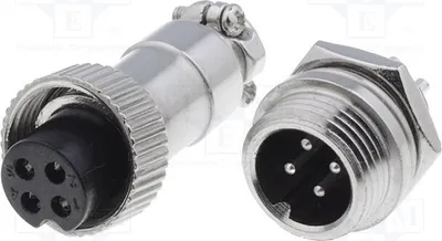 Obrázek produktu pro 1x zásuvka, konektor samice, pro mikrofony MINI, 4pinový: DS1110-01-4B6, mikrofon