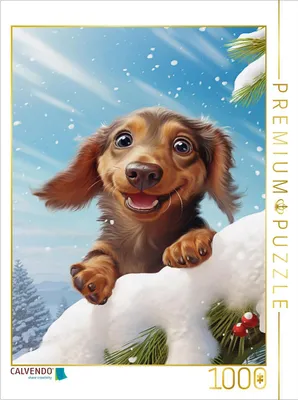 Produktbild von CALVENDO Puzzle Weihnachtsschnüffler | 1000 Teile Lege-Größe 64x48cm Foto-Puzzle für glückliche Stunden