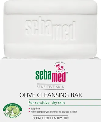 Produktbild von Sebamed Olive Cleansing Bar Oliwkowa kostka myjąca, 150g