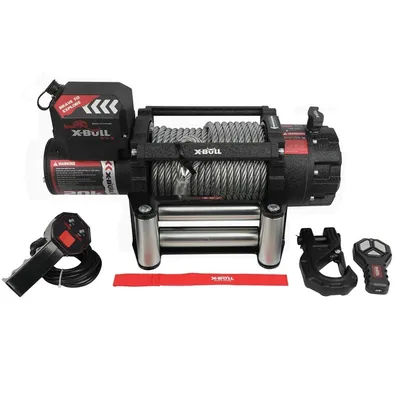 Produktbild von Wyciągarka linowa samochodowa Wciągarka elektryczna 24v X-Bull Winch 20000lbs GAMMA uciąg 9 Ton z liną stalową do lawety 4x4 4WD pilot bezprzewodowy