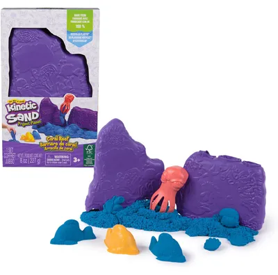 Obrázek produktu pro Kinetic Sand Project Planet Coral Reef, Kinetický písek pro děti, 3 rok/roky, Vícebarevný