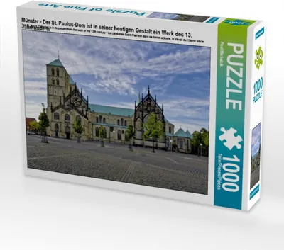 Produktbild von Calvendo Münster - Der St. Paulus-Dom ist in seiner heutigen Gestalt ein Werk des 13. Jahrhunderts 1000 Teile Puzzle quer 640x480mm, Michalzik Paul; 7388076