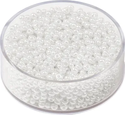 Produktbild von KNORR prandell 213105008 Böhmische Rocailles Ø 2,5 mm weiß
