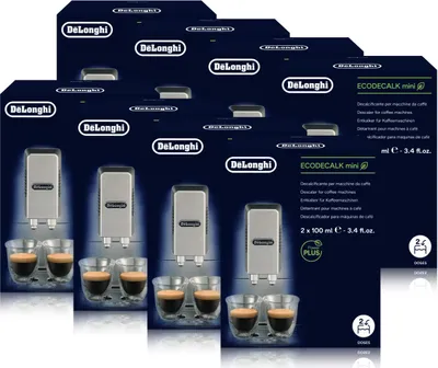 Produktbild von Delonghi EcoDecalk mini Entkalker für Kaffeevollautomaten 2x100ml (8er Pack)