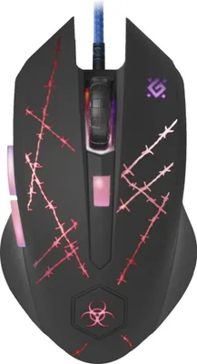 Obrázek produktu pro Defender Forced GM-020L herní myš Ambidextrous USB Type-A Optical 3200 DPI