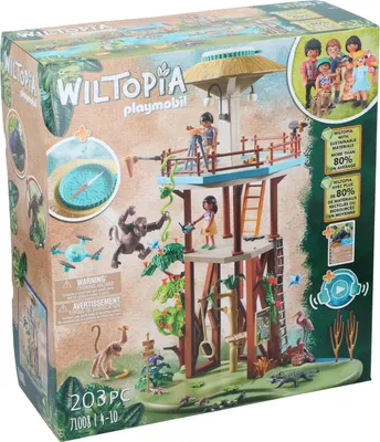 Productafbeelding van PLAYMOBIL Wiltopia Onderzoeksstation met kompas - 71008