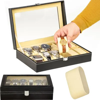 Produktbild von Wild Class, Herren-Uhrbox, 12 Standorte, Luxus, Männeruhr, innovatives Kohlenstoffdesign