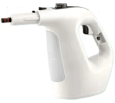 Image de Nettoyeur vapeur à main ES10287DE-GR, avec 14 accessoires, 400 ml, 1 500 W, gris - B