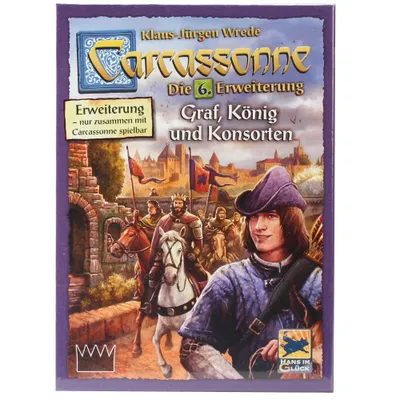 Produktbild von Carcassonne - Graf, König und Konsorten (6. Erweiterung)