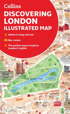 Produktbild von Collins Maps: Discovering London Illustrated Map