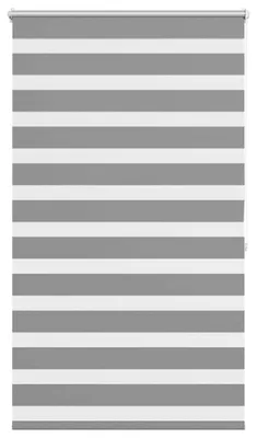 Obrázok produktu pre vidaXL Roleta Zebra 80,9 x 175 cm, šírka látky 76,7 cm, sivá