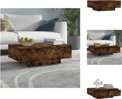 Produktbild von vidaXL Couchtisch Räuchereiche 90x60x31 cm Holzwerkstoff -  Couchtische