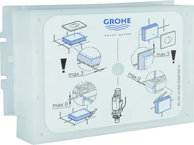 Produktbild von Grohe Rapid SL / Uniset Revisionsschacht für Spülkasten 0,82 m chrom - 42326000