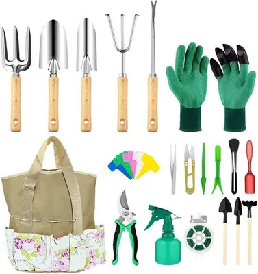 Produktbild von Famanu Gartenwerkzeugset – 20-teilig – langlebig