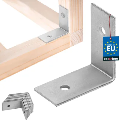 Obrázek produktu pro KOTARBAU 12 ks Úhelníková spojka 30x30x15mm pozinkovaná ocel stříbrná těžký úhelníková spojka nosníku nábytek úhelníková spojka dřevo úhelníková spojka police úhelník pozinkovaný stabilní odolný ocelový úhelník