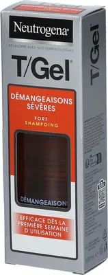 Produktbild von Neutrogena T/Gel Fort Anti-Schuppen Shampoo 150ml, gegen starken Juckreiz, mit Salicylsäure & Pirocton Olamin, alkoholfrei, nicht reizend, transparent, für Frauen & Männer, reduziert Schuppen ab 1. Woche
