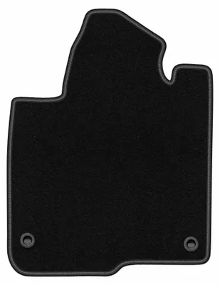 Productafbeelding van Velours bestuurdersmat voor Honda ZR-V vanaf 2023 (crossover) – zwart, op maat – Wielganizator BASIC