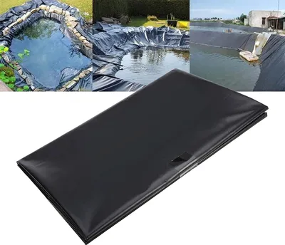 Obrázek produktu pro Vložka do jezírka z HDPE, černá Vložka do zahradního jezírka Pro jezírka, rybníky, fontány a vodní zahrady, 0,5x1m