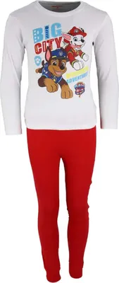 Produktbild von Paw Patrol Jungen Kinder Schlafanzug – Rot / 104