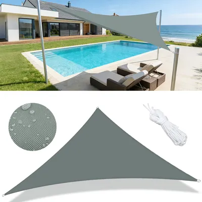 Produktbild von Sonnensegel Wasserdicht,Rechteckig&Dreieckig,Sonnenschutz,Reißfest,95% UV Schutz