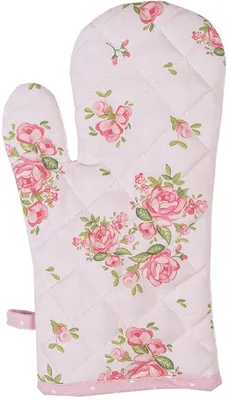 Image de Gant de Cuisine Enfant Clayre & Eef Rose 12x21 cm