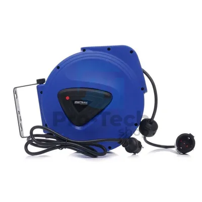 Obrázek produktu pro KRAFT&DELE Samonavíjecí prodlužovací kabel (buben) 10m, 230V KD4027