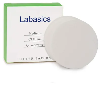 Filterpapierkreise 90 mm, Cellulose, 15-20 µm, 100 Stück