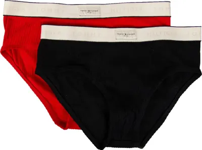 Obrázok produktu pre TH TOMMY HILFIGER Chlapčenské slipy Junior Boy, 2-balenie, elastické bavlnené výrobky, č. výrobku UB0UB00501, veľkosť 8 – 10 rokov / 128 – 140 cm, 95 % bavlna, 5 % Elastan