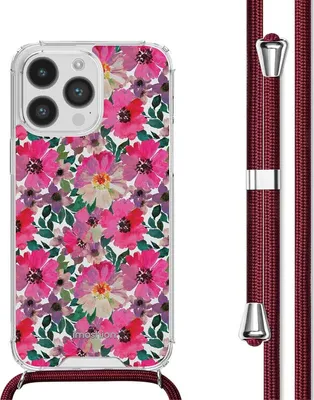 Produktbild von imoshion Design Hülle mit Band iPhone 14 Pro Max - Flower Water