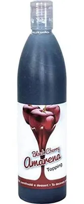 Produktbild von Halta Topping Amarena sauce Schwarzkirsche 650 g für Desserts Kuchen Eis