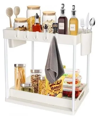 Productafbeelding van 2-Traps Keukenorganizer voor Onder de Gootsteen
