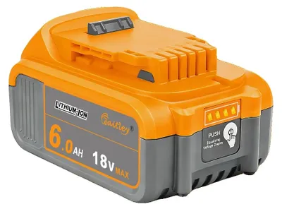 Image de Batterie, capacité 6 Ah, compatible avec les outils électriques, 1 batterie de 6 Ah