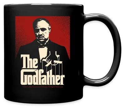 Produktbild von Spreadshirt Der Pate The Godfather Don Corleone Tasse Einfarbig, One size, Schwarz