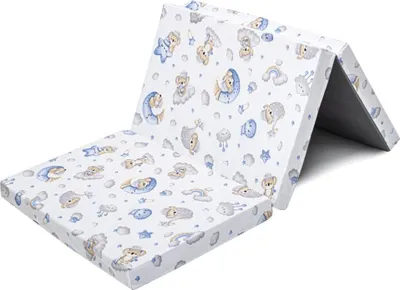 Immagine prodotto di NEW BABY Materasso pieghevole New Baby STANDARD 120x60x5 cm blu koala