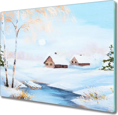 Produktbild von Coloray Hackbrett Herdabdeckplatte 60x52 cm Küchenbrett Kochplattenabdeckung Schneidebrett - Winterschneebaumhaus