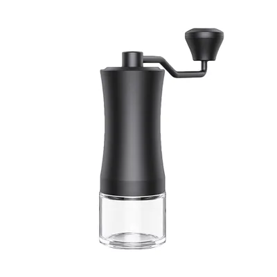 Produktbild von XUDO Manuelle Kaffeemühle Keramikmahlwerk Mahlgrad einstellbar Kurbel Schwarz