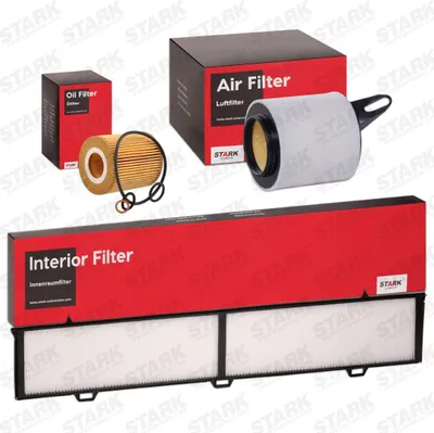 Produktbild von STARK Filterset Inspektionspaket Filtersatz für BMW 3 Touring (E91) 3 Limousine (E90) 1 Schrägheck (E87) X1 (E84) 3 Coupe (E92)